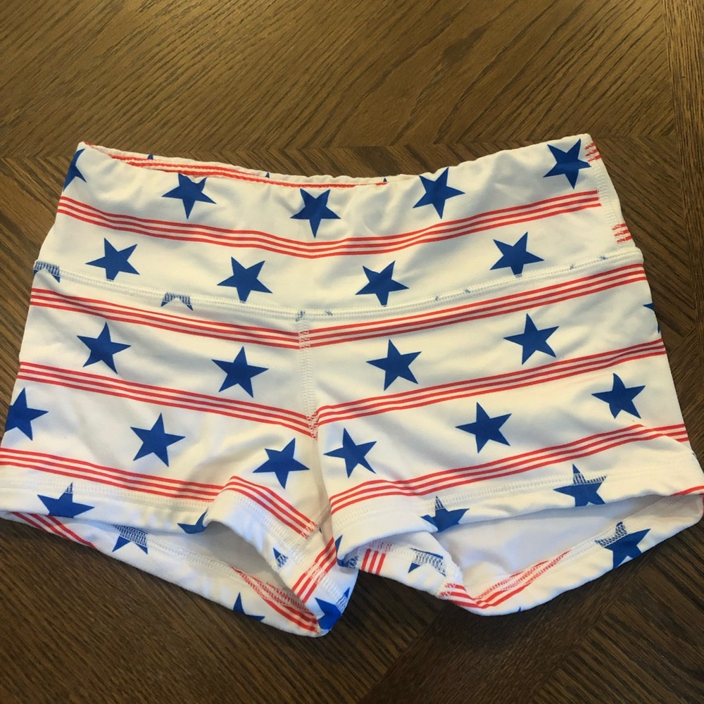 fleo, womens xs, original fit, stars and striped, excellent used condition